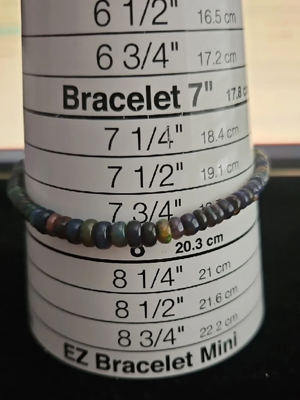 S925 Ethopian Fire Opal Bead Bracelet - Women Jewelry - Picture 6 of 6